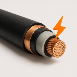 Кабель высоковольтный малой мощности 10 кВ медь КПВГ-100-Т