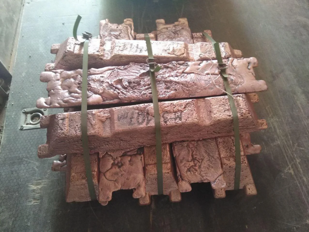 Медная чушка М1 ГОСТ Р 57376-2016