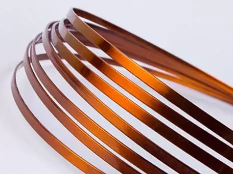 Медная проволока прямоугольная 2 мм 1.4 мм ПММ ГОСТ 434-78