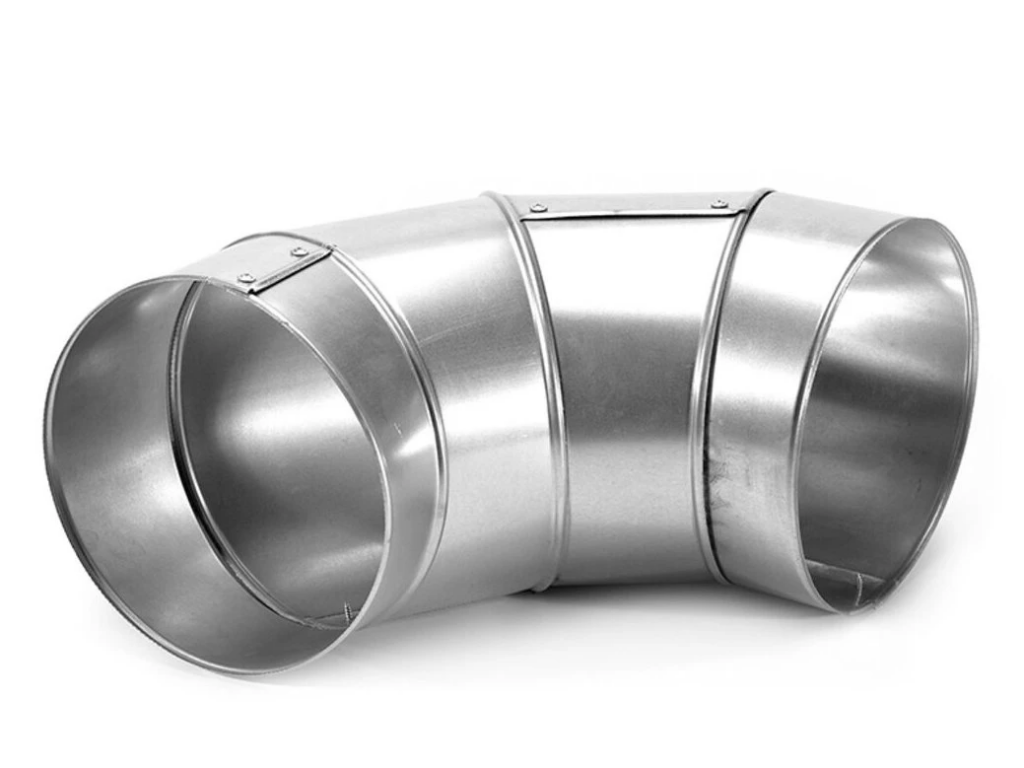 Отвод кожуха из нержавеющей стали 170 мм