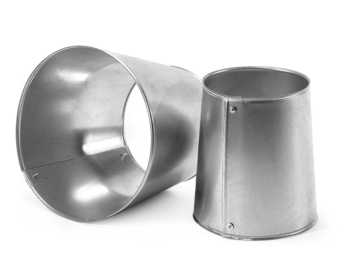 Переход кожуха из нержавеющей стали 120 мм