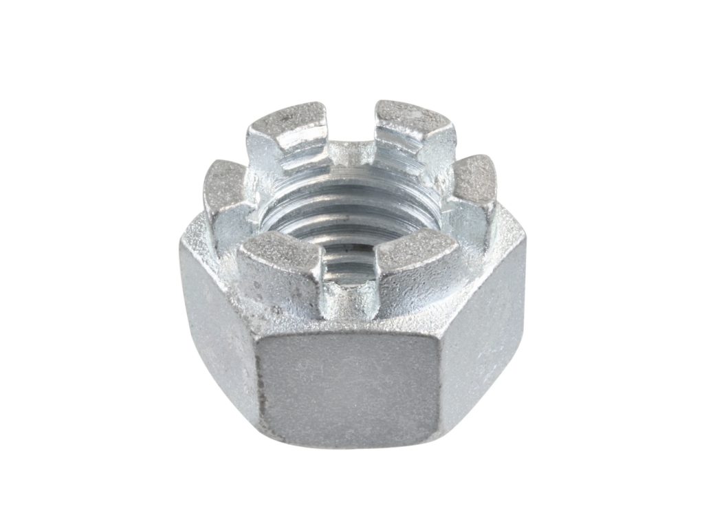 Шестигранные гайки прорезные 39 мм 4 мм 42.4 мм 7 мм ГОСТ 5918-73