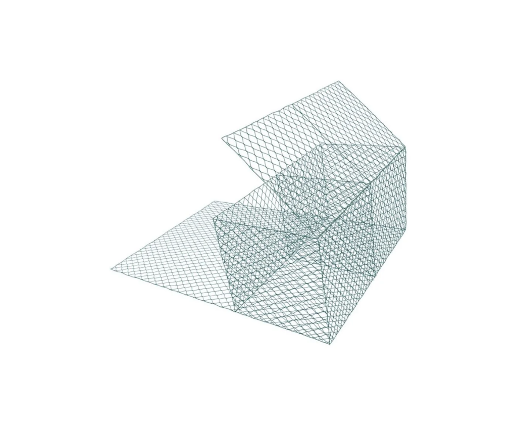 Система Террамеш 4 м 2 м 1 м 3.7 мм 8x10 см ПВХ ТУ 1275-026-42873191-2017