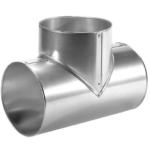 Тройник кожуха из нержавеющей стали 160 мм