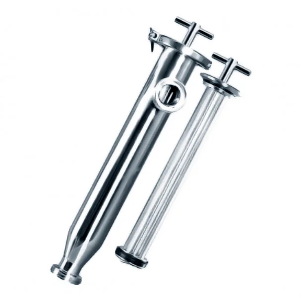 Угловой трубчатый фильтр 100 мм сварка/сварка AISI 316L DIN GG